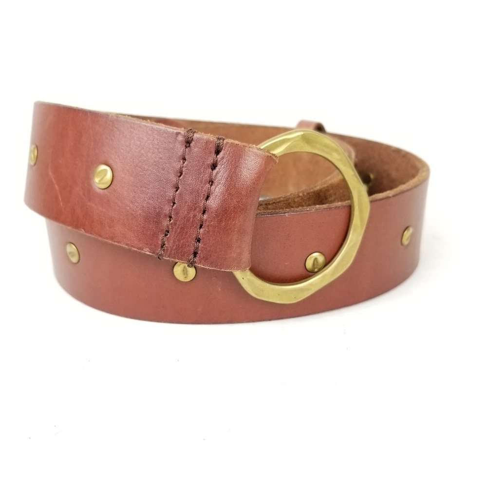 Lucky Brand Leather Belt size XS Small Burgandy